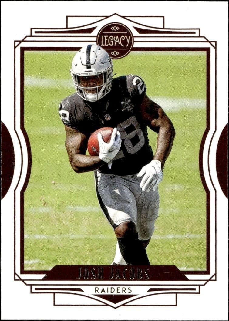 2021 Panini Josh Jacobs #40 trading card