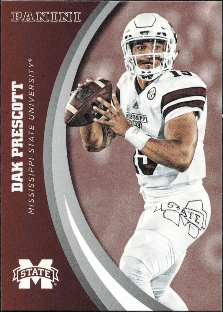 2016 Panini Mississippi State Dak Prescott #14 trading card