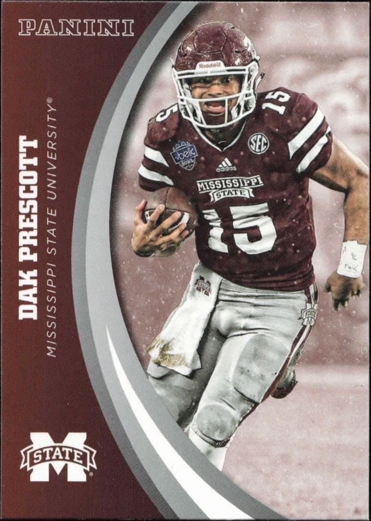 2016 Panini Mississippi State Dak Prescott #49 trading card
