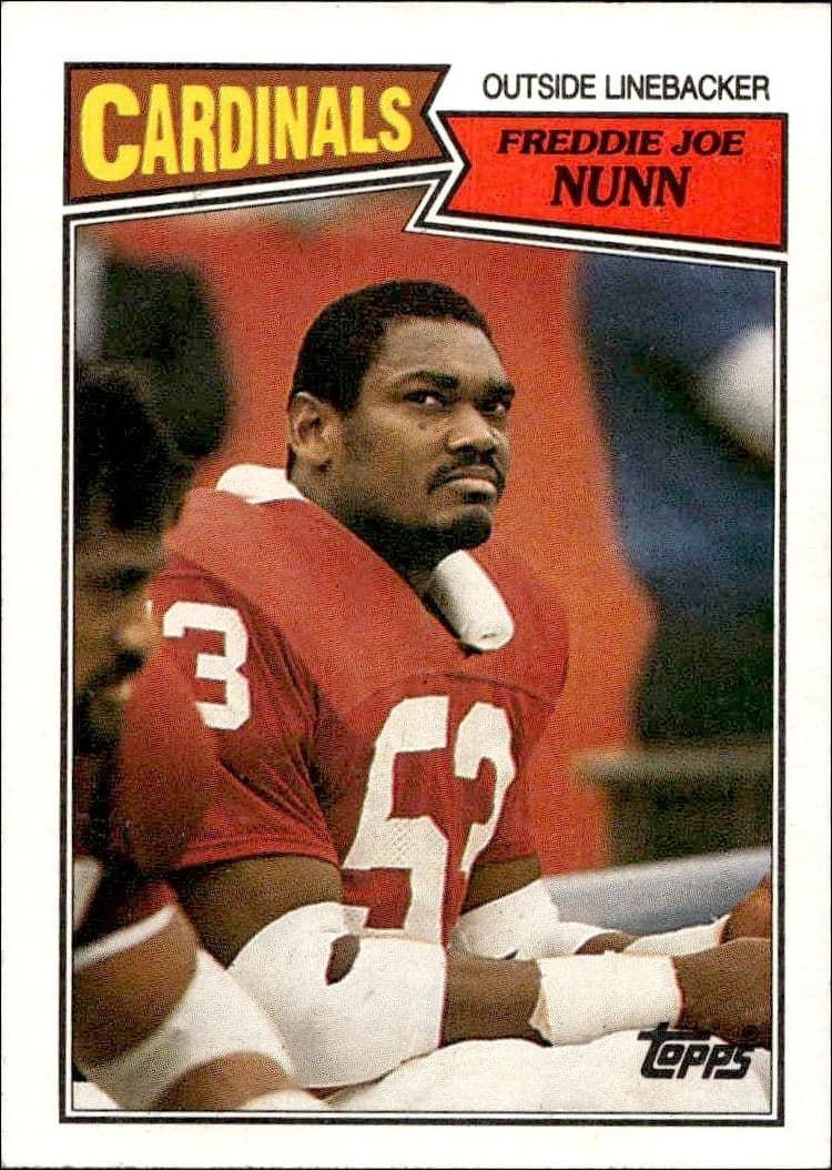 1987 Topps Freddie Joe Nunn #337 trading card