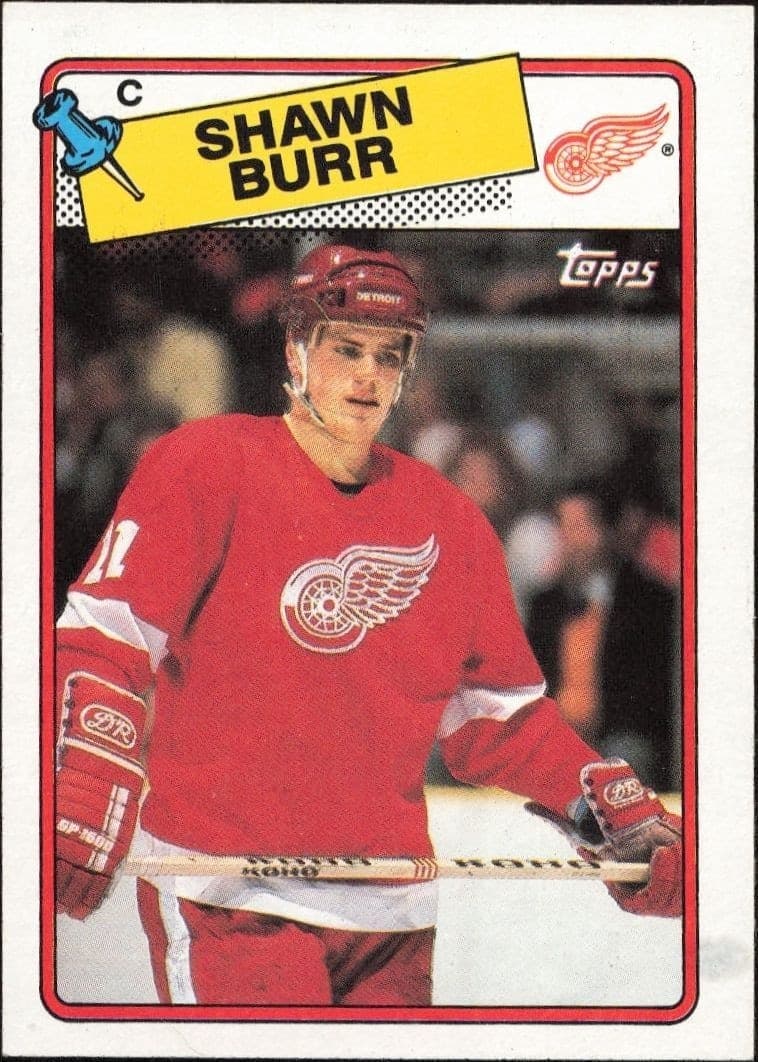 1988-89 Topps Shawn Burr #78 trading card