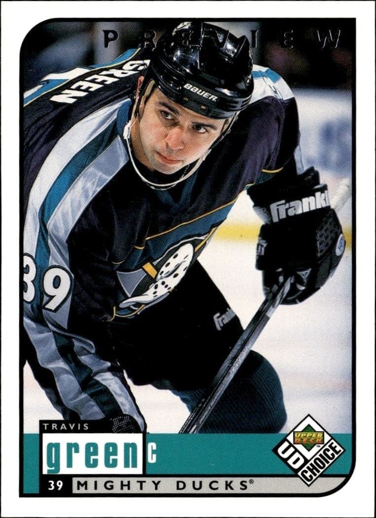 1998-99 Upper-Deck Choice Preview Travis Green #5 trading card