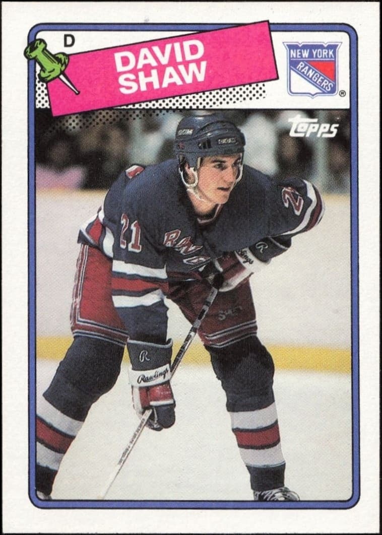 1988-89 Topps David Shaw #57 trading card