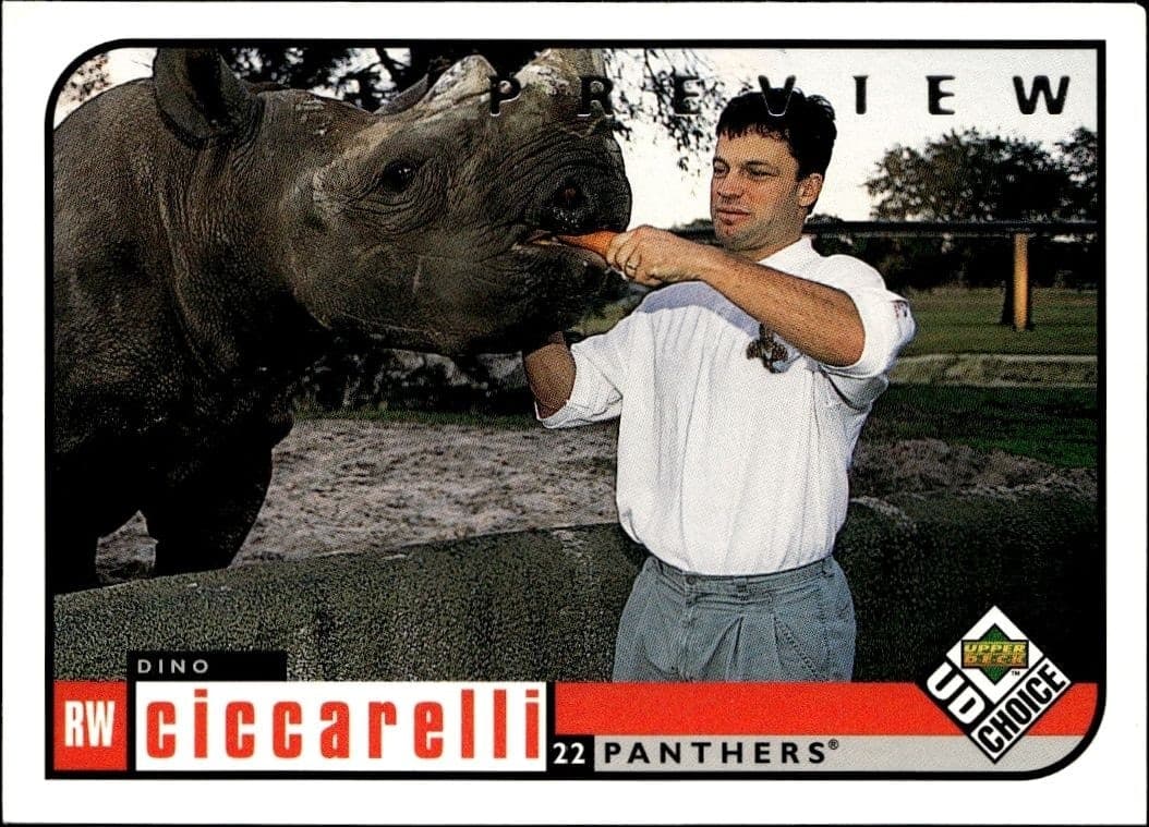1998-99 Upper-Deck Choice Preview Dino Ciccarelli #93 trading card
