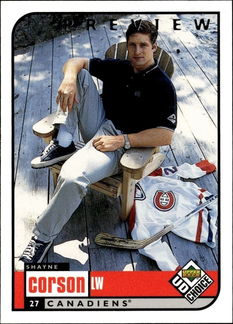 1998-99 Upper-Deck Choice Preview Shayne Corson #103 trading card