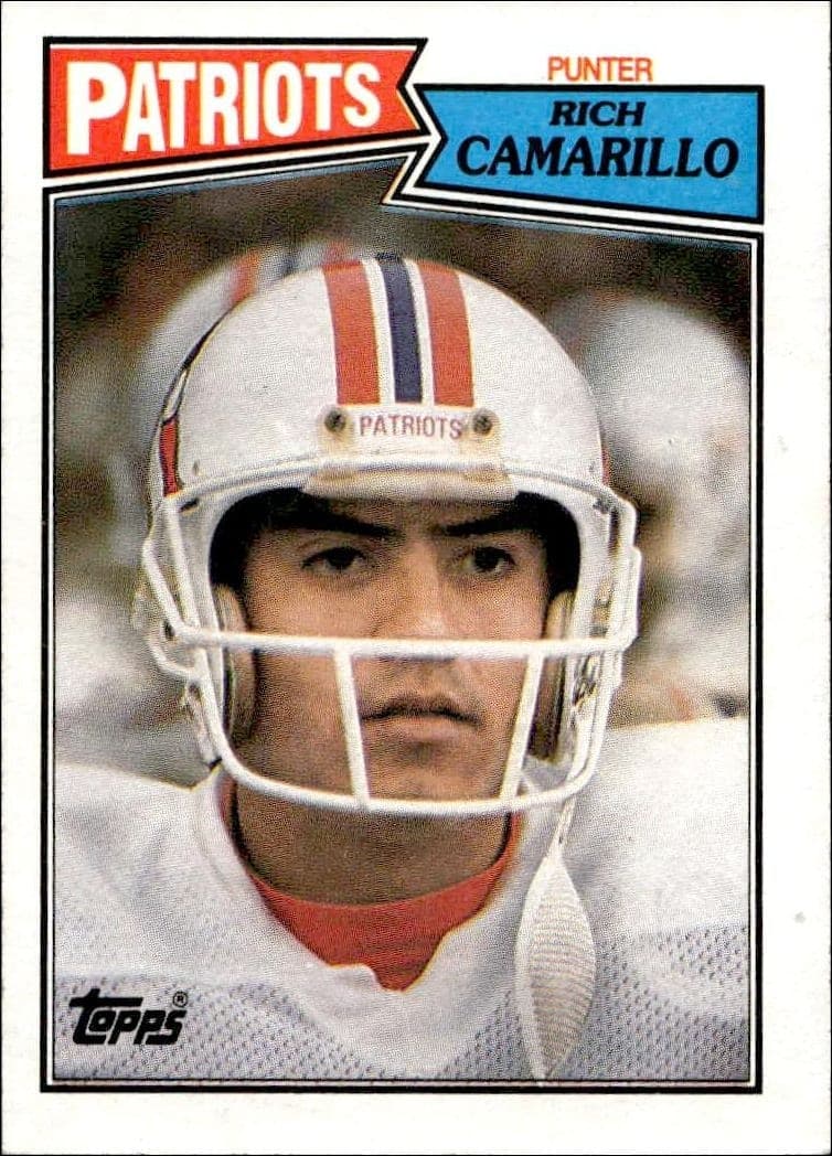 1987 Topps Rich Camarillo #105 trading card