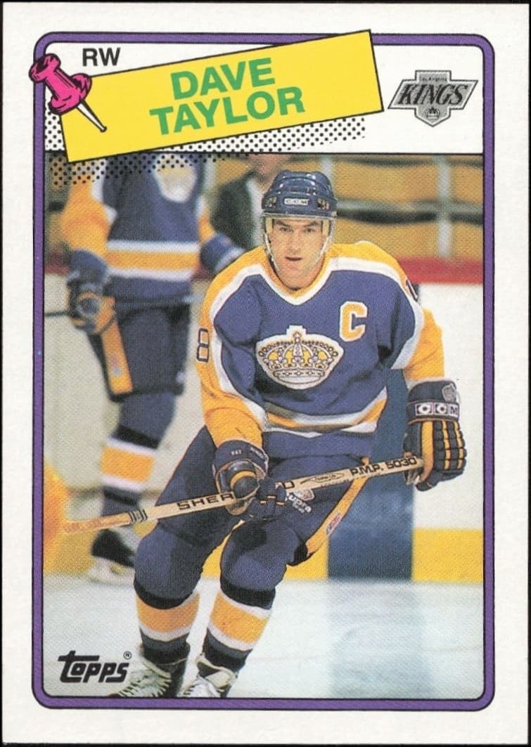 1988-89 Topps Dave Taylor #46 trading card