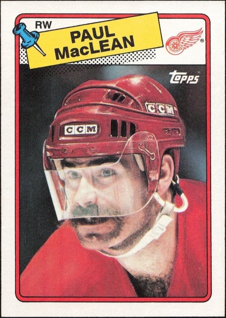1988-89 Topps Paul MacLean #38 trading card