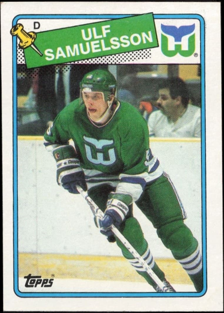 1988-89 Topps Ulf Samuelsson #136 trading card