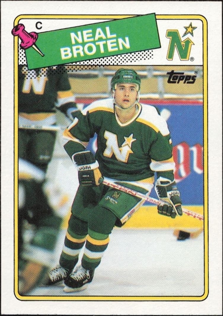 1988-89 Topps Neal Broten #144 trading card