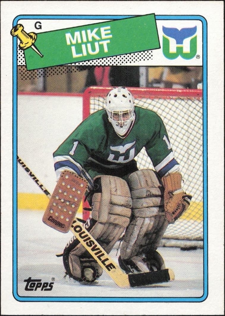 1988-89 Topps Mike Liut #127 trading card