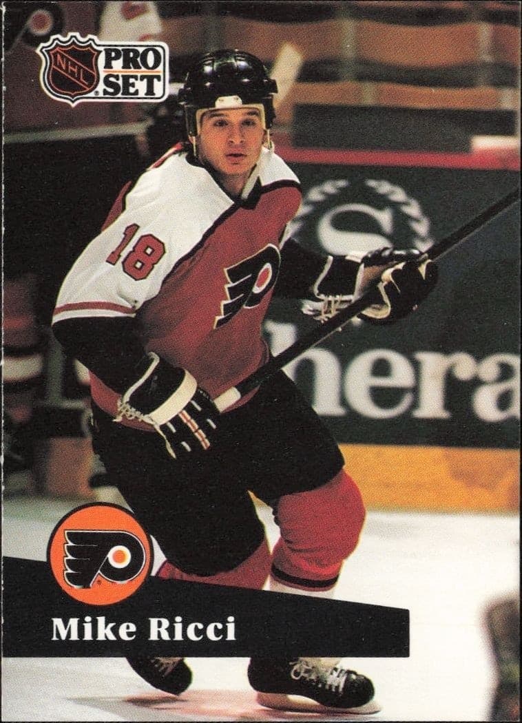 1991-92 Pro-Set Series 1 Mike Ricci #170 trading card