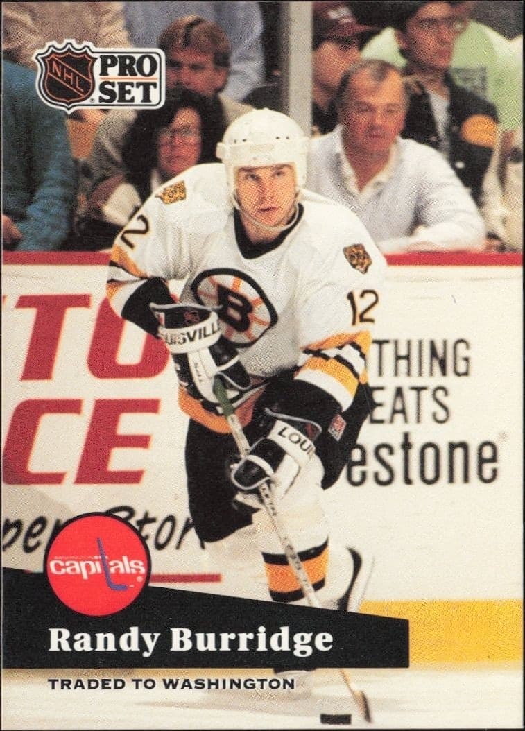 1991-92 Pro-Set Series 1 Randy Burridge #4 trading card