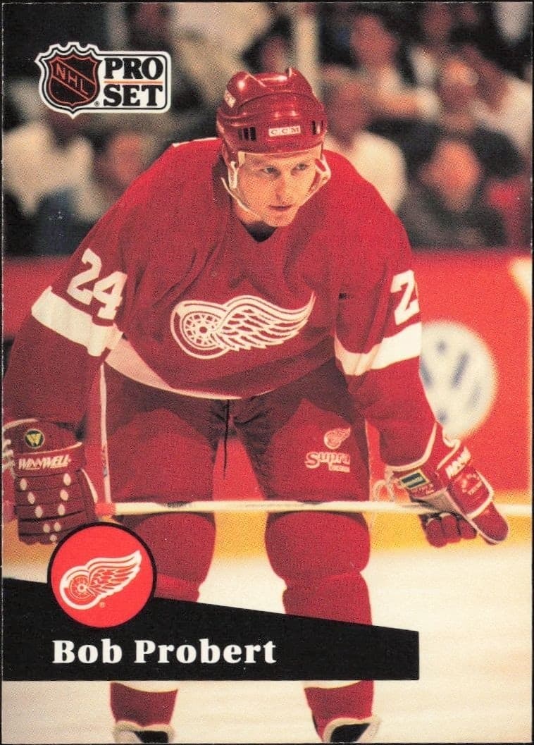 1991-92 Pro-Set Series 1 Bob Probert #61 trading card