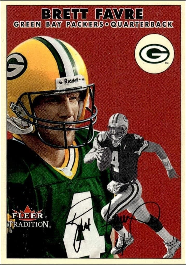 2000 Fleer Tradition Glossy Brett Favre #158 trading card