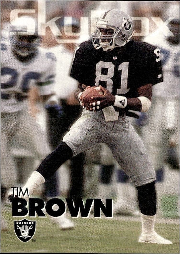 1993 Skybox Impact Tim Brown #152 trading card