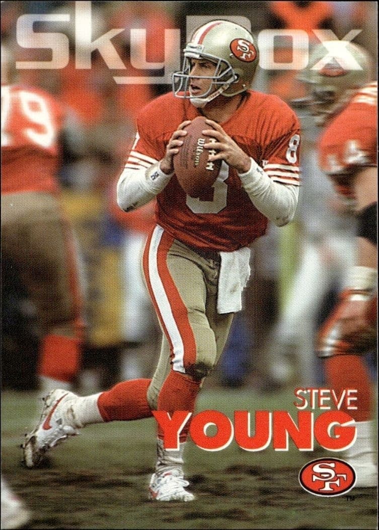 1993 Skybox Impact Steve Young #291 trading card
