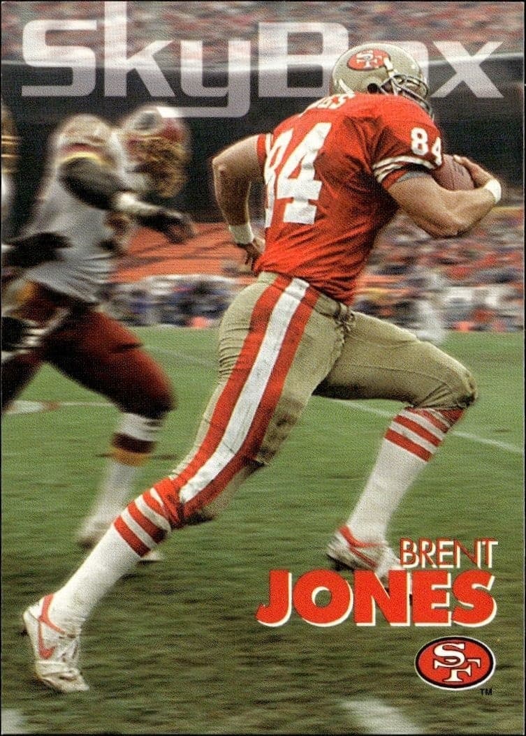 1993 Skybox Impact Brent Jones #295 trading card