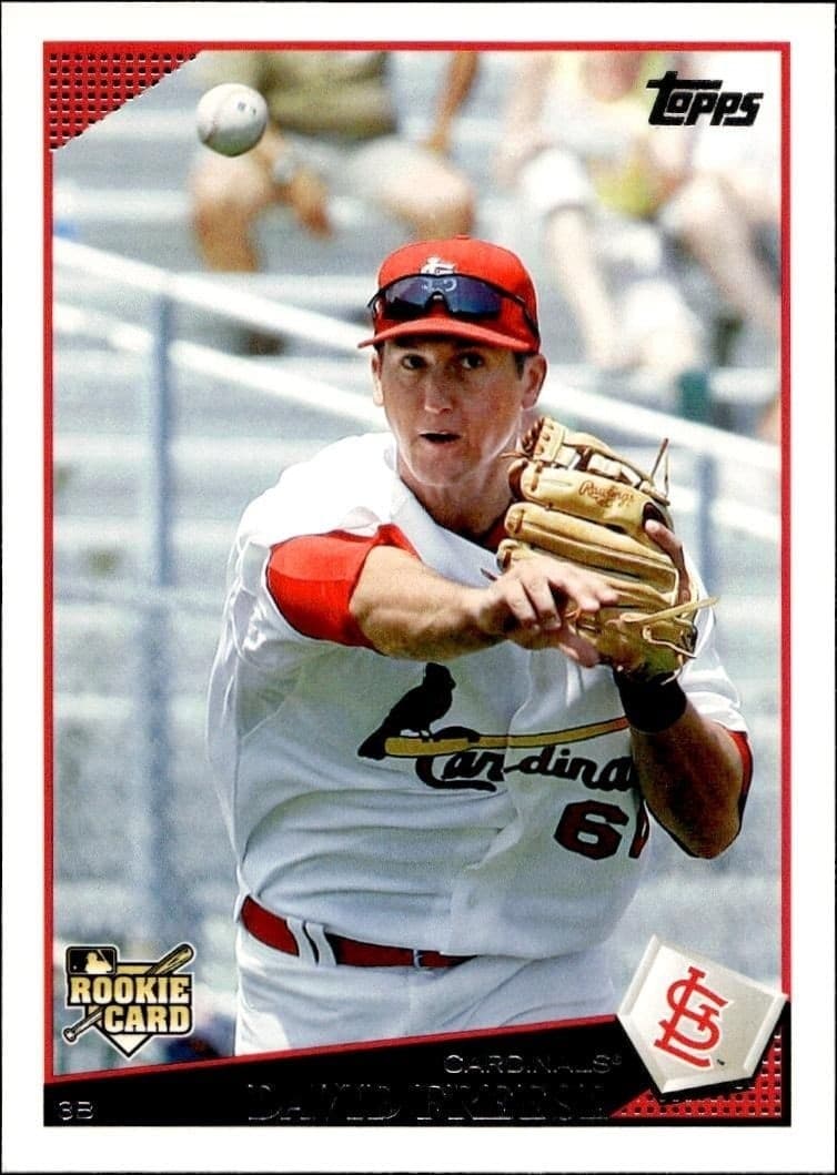 2009 Topps Series 2 David Freese #643 trading card