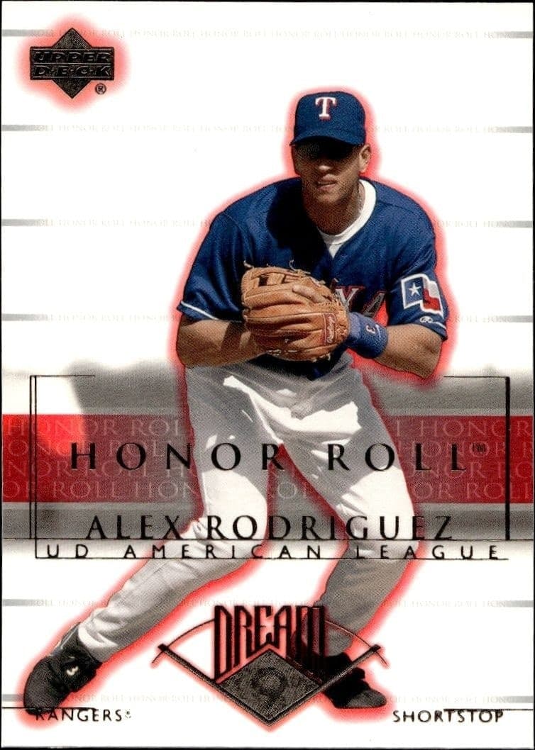 2002 Upper-Deck Honor Roll Alex Rodriguez #15 trading card