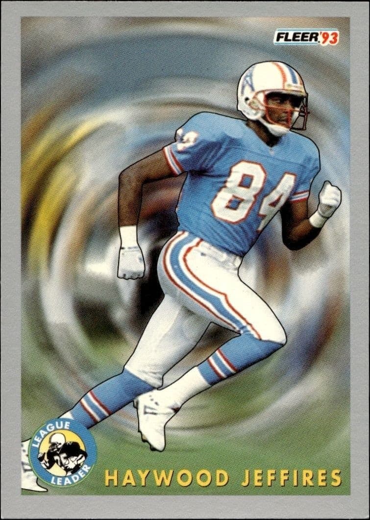1993 Fleer Haywood Jeffires #262 trading card