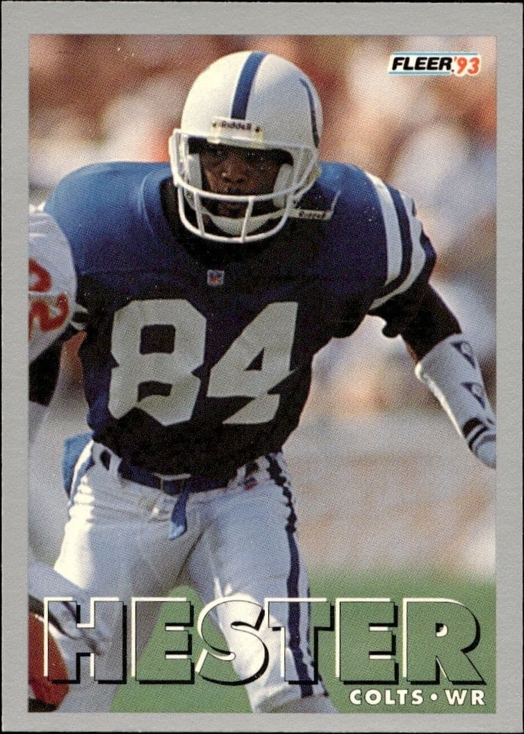 1993 Fleer Jessie Hester #497 trading card
