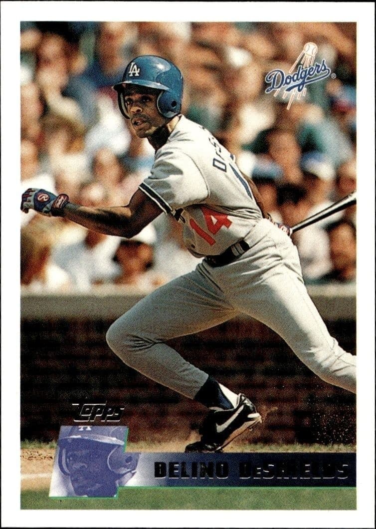 1996 Topps Delino DeShields #312 trading card
