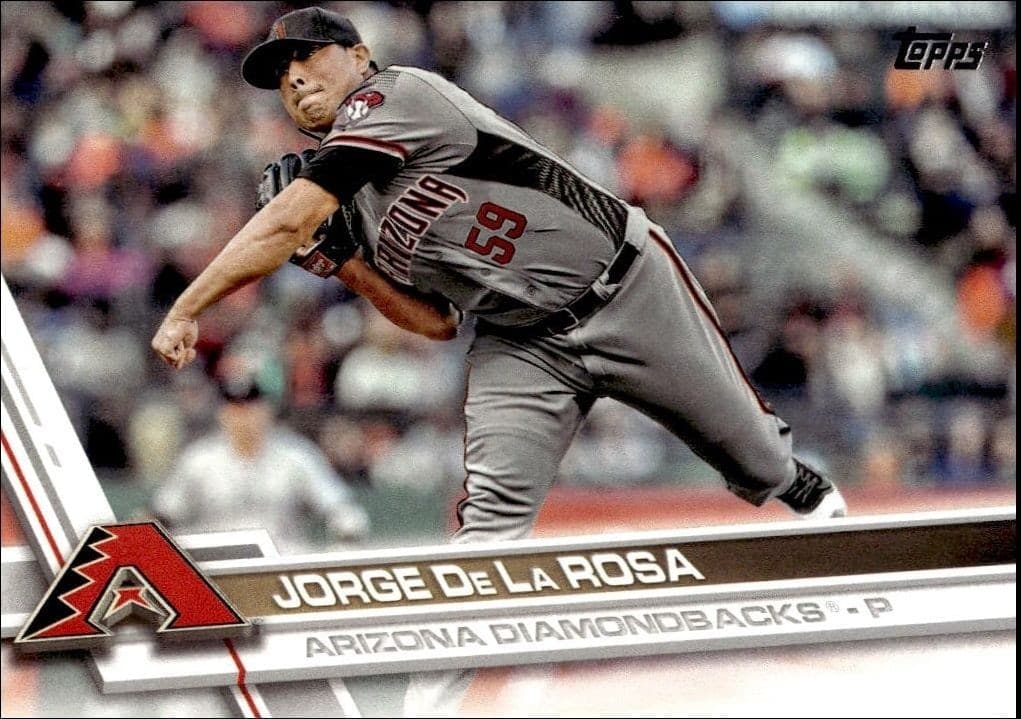 2017 Topps Series 2 Jorge de la Rosa #365 trading card