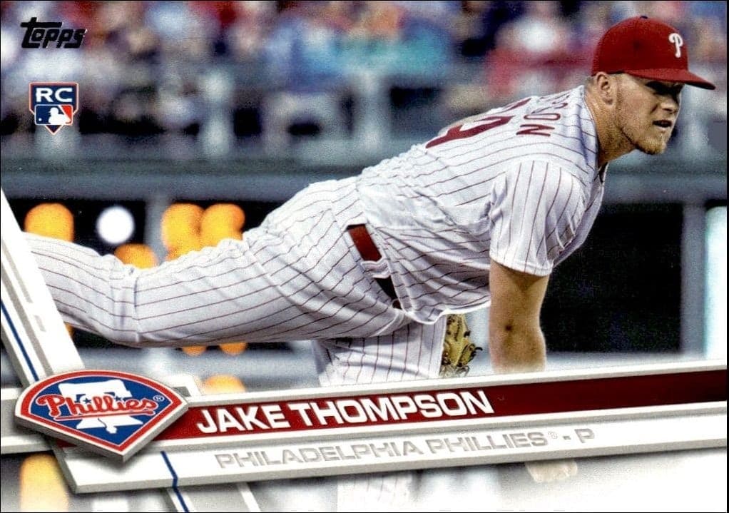 2017 Topps Series 1 Jake Thompson #344 trading card