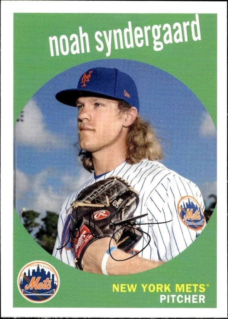 2018 Topps Heritage Noah Syndergaard #2 trading card