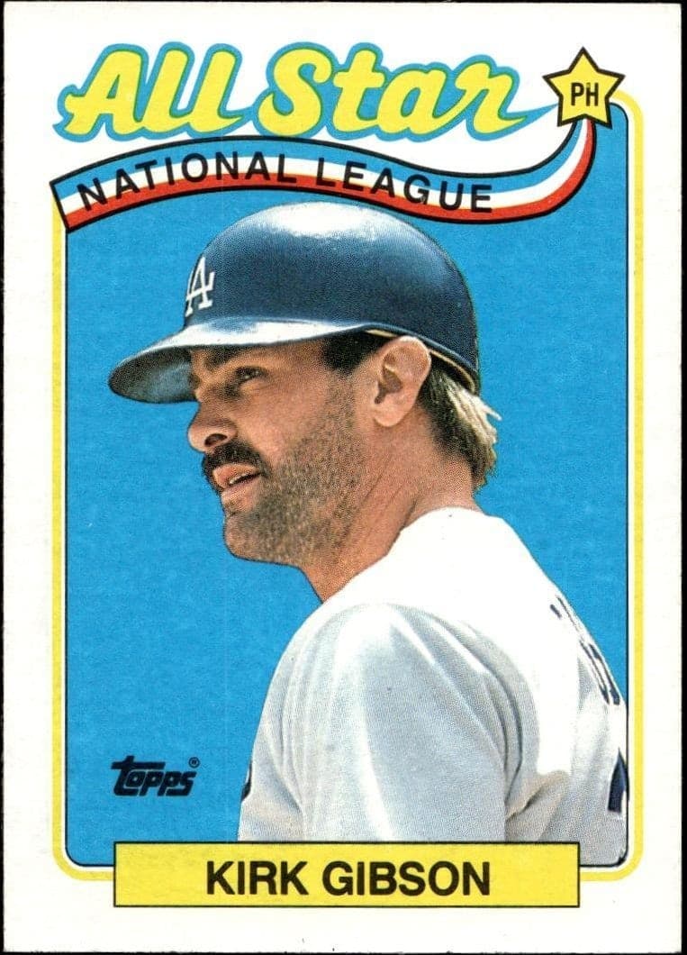 1989 Topps Kirk Gibson #396 trading card