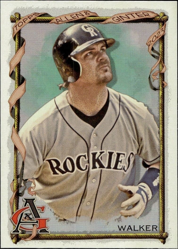 2023 Topps Allen & Ginter Larry Walker #333 trading card