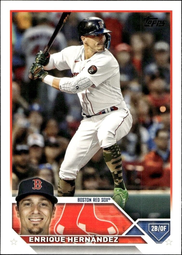 2023 Topps Series 2 Enrique Hernandez #497 trading card