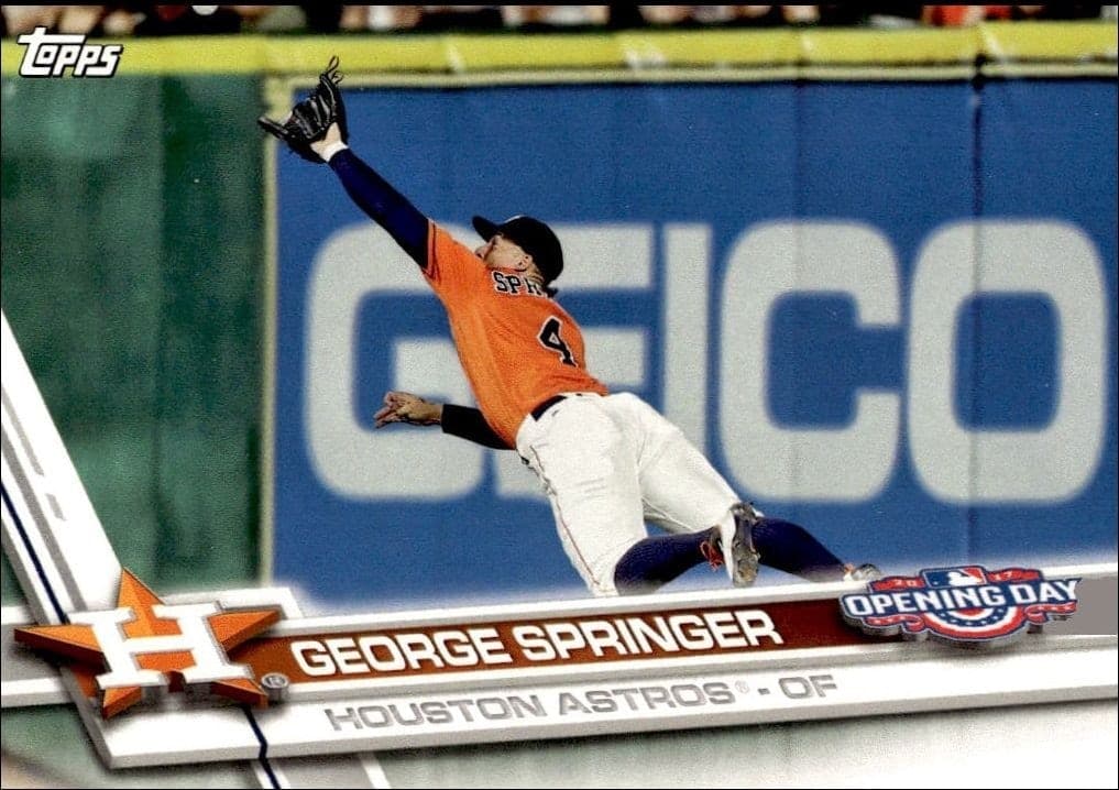 2017 Topps Opening Day George Springer #31 trading card