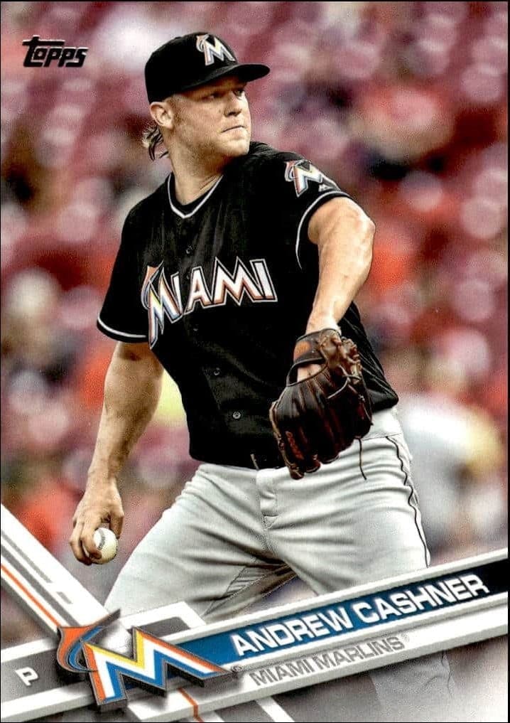 2017 Topps Series 1 Andrew Cashner #186 trading card