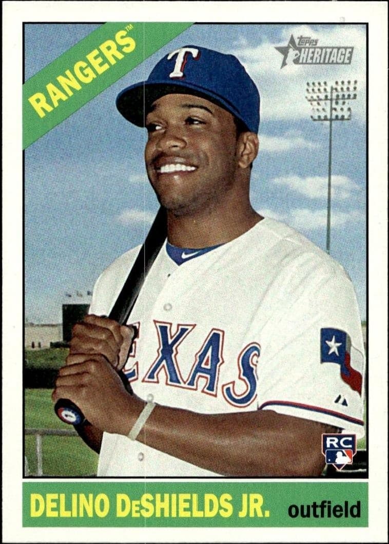 2015 Topps Heritage High Number Delino DeShields Jr. #699 trading card