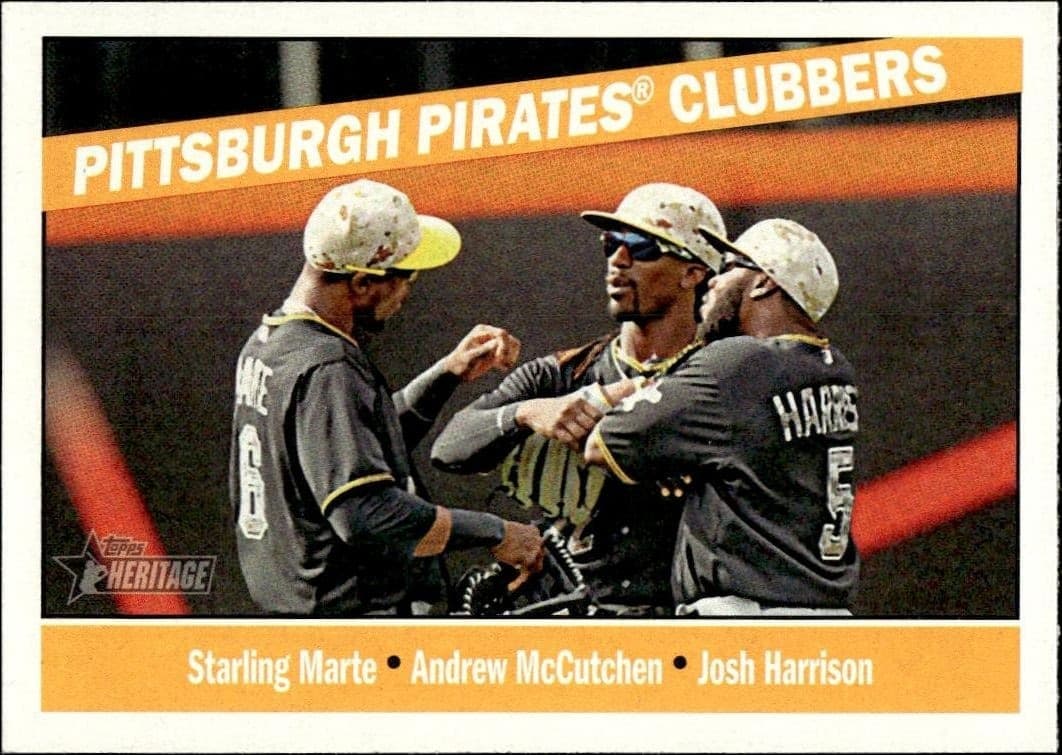 2015 Topps Heritage Starling Marte #199 trading card
