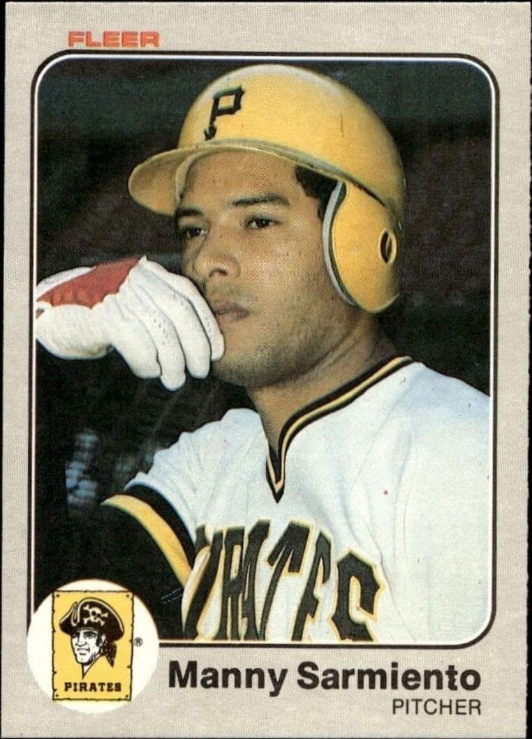 1983 Fleer Manny Sarmiento #321 trading card