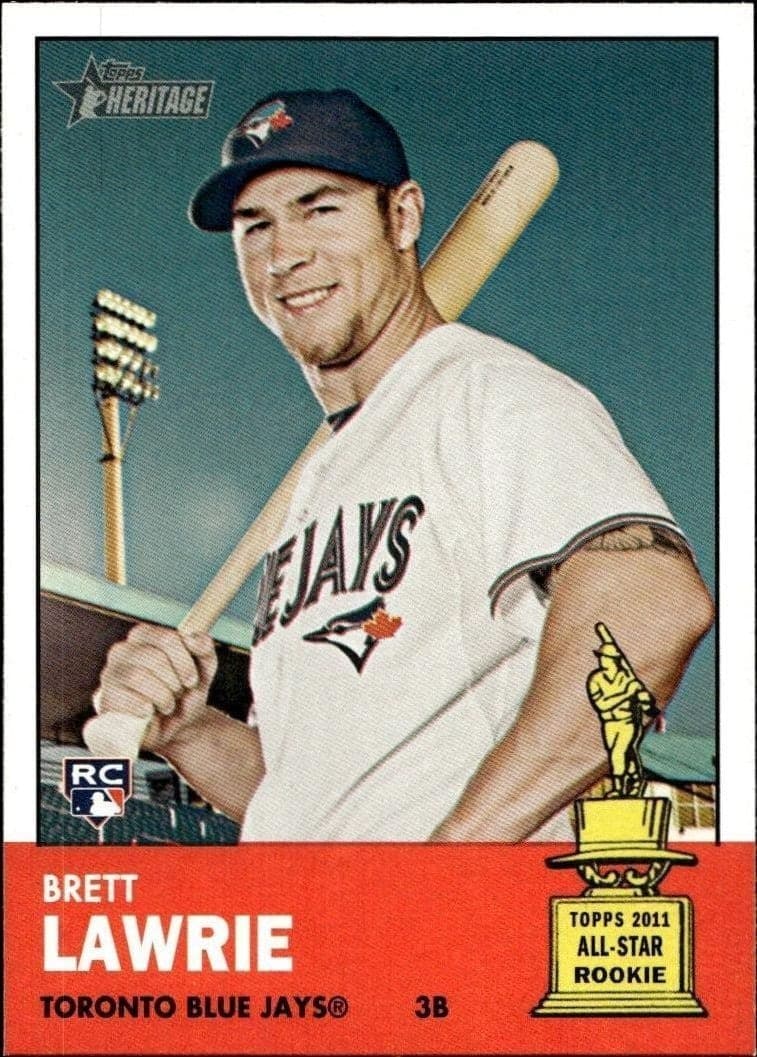 2012 Topps Heritage Brett Lawrie #280 trading card