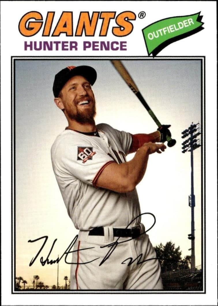 2018 Topps Archives Hunter Pence #155 trading card