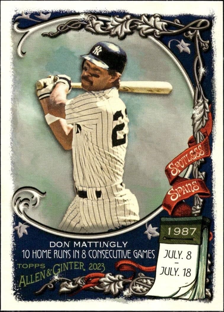 2023 Topps Allen & Ginter Don Mattingly #SS-8 trading card