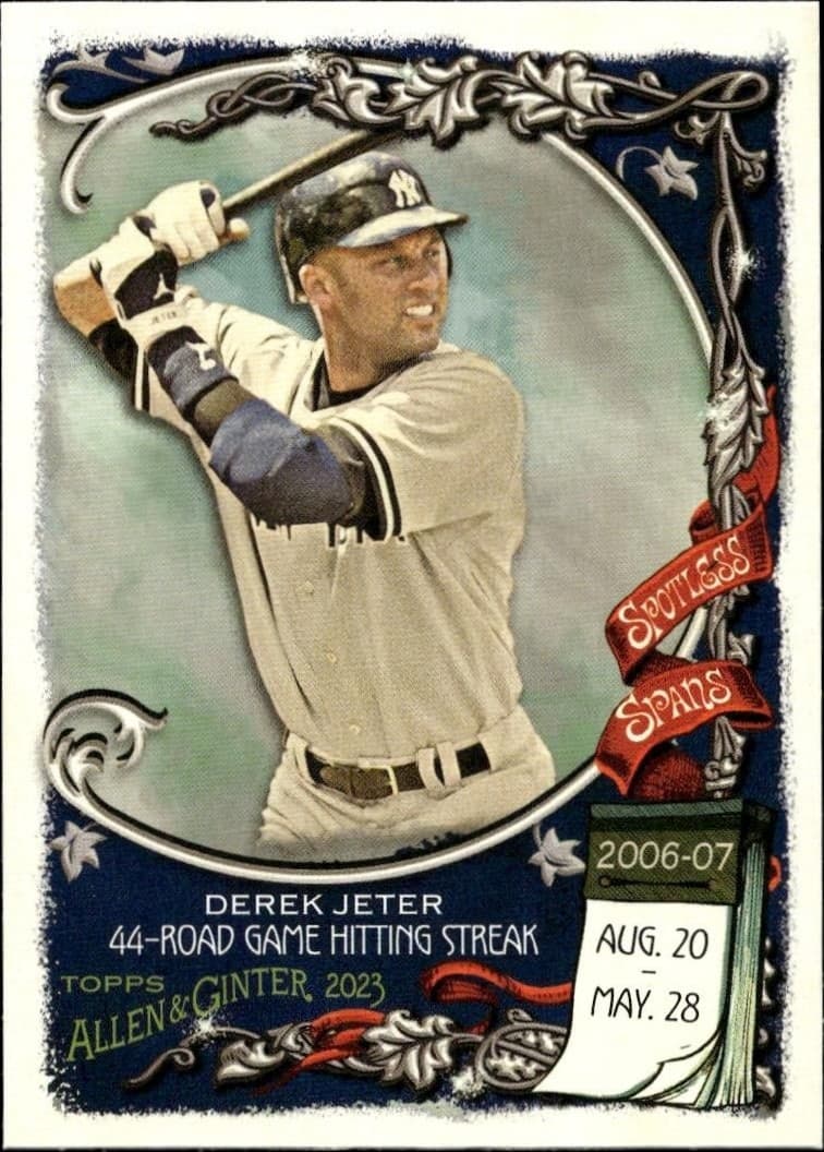 2023 Topps Allen & Ginter Derek Jeter #SS-7 trading card