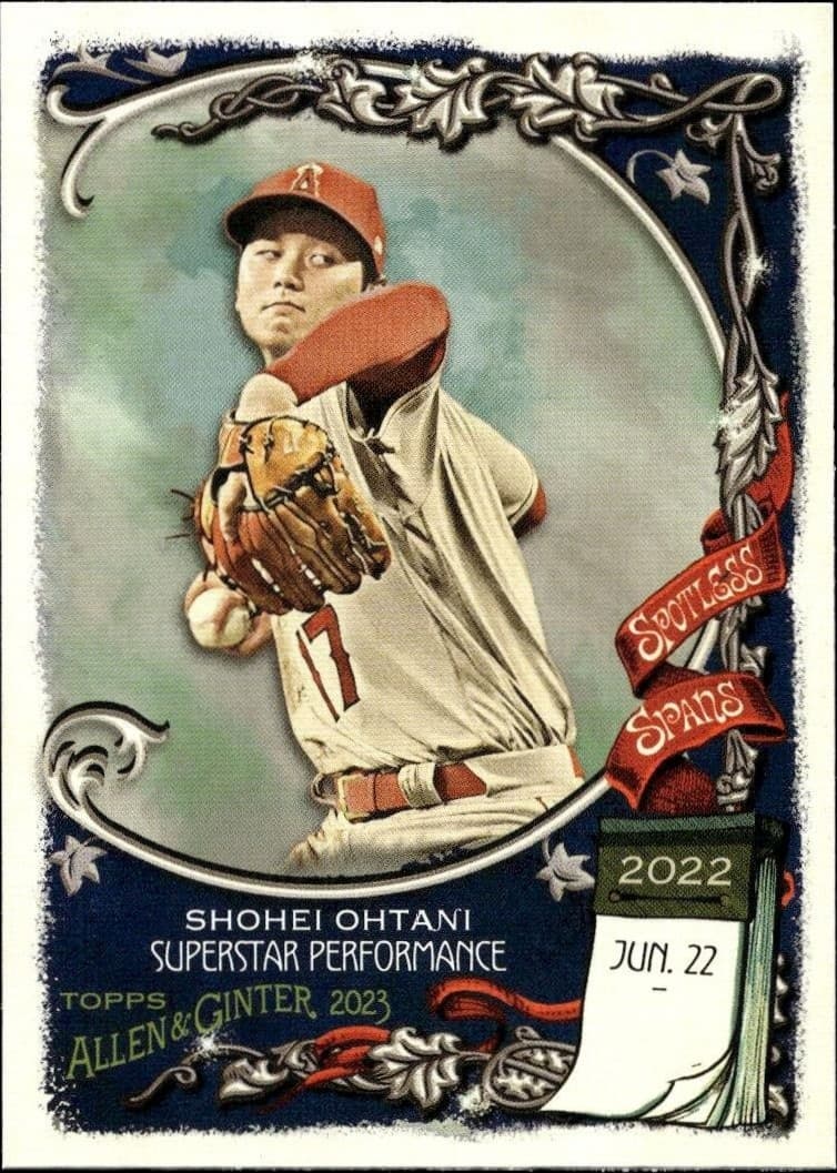 2023 Topps Allen & Ginter Shohei Ohtani #SS-40 trading card
