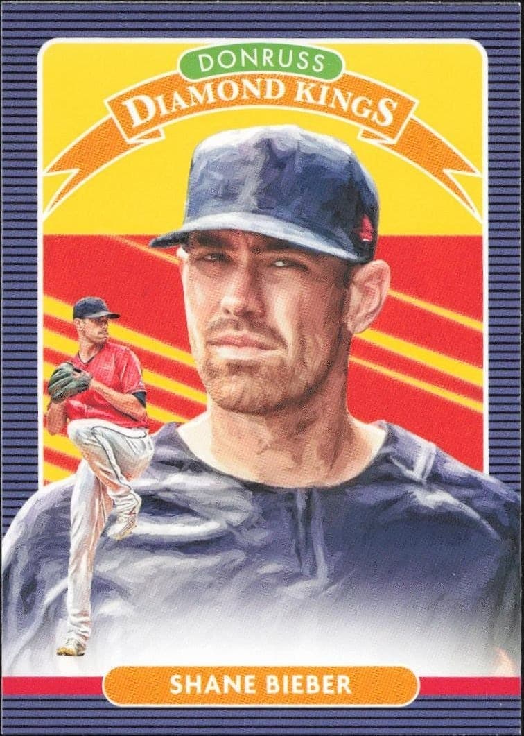 2020 Panini Donruss Shane Bieber #18 trading card