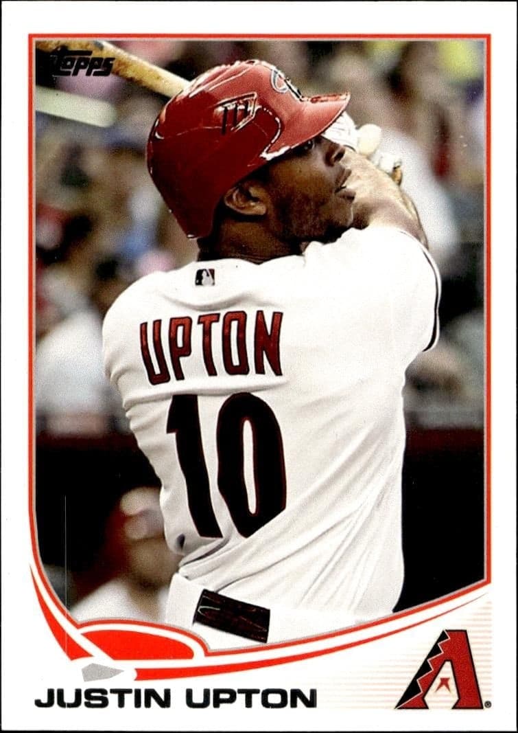2013 Topps Series 1 Justin Upton #110 trading card