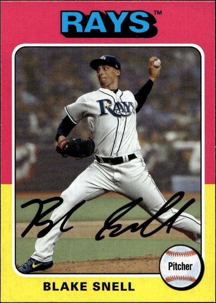 2019 Topps Archives Blake Snell #156 trading card