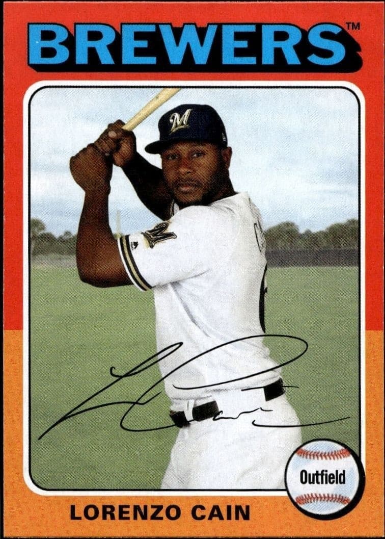 2019 Topps Archives Lorenzo Cain #115 trading card