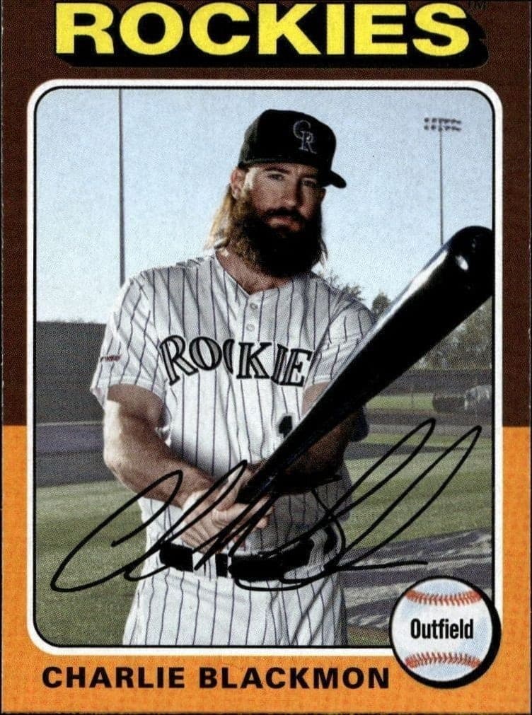 2019 Topps Archives Charlie Blackmon #157 trading card