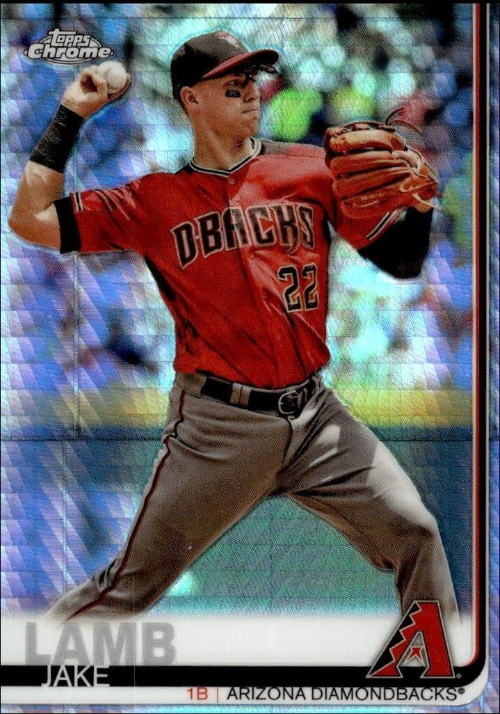 2019 Topps Chrome Jake Lamb #116 trading card