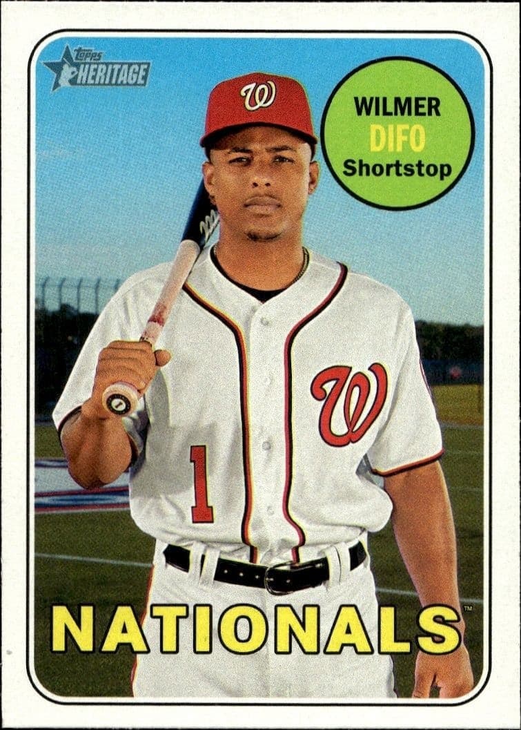 2018 Topps Heritage Wilmer Difo #359 baseball trading card front